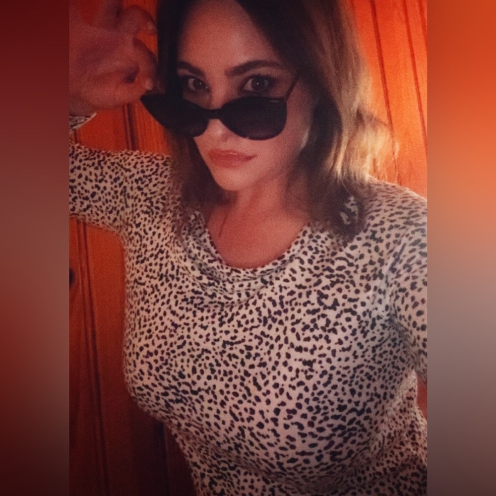 Dalmatian Print Top for the Town